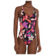 Nike Γυναικείο ολόσωμο μαγιό Floral Scoop Neck Swimsuit